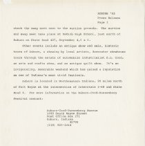 "The 27th Annual Auburn-Cord-Duesenberg Festival Labor Day Weekend Septembe