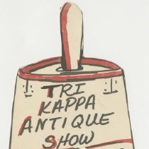 Tri Kappa Antique Show butter Churn