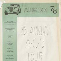 3rd Annual A - C - D Tour