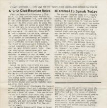 "3rd Hoosier Tour Praised" Auburn-Cord-Duesenberg Reunion, September 1, 1978
