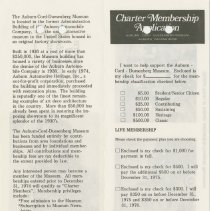 Charter Member Application
