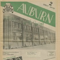 "The 2nd Annual Auburn in the Spring" Auburn-Cord-Duesenberg Museum newspaper, 1984