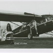 "1931 STINSON AIRPLANE IN AUBURN" Auburn-Cord-Duesenberg Festival, 1983
