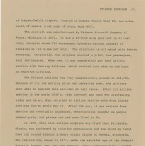 "1931 STINSON AIRPLANE IN AUBURN" Auburn-Cord-Duesenberg Festival, 1983