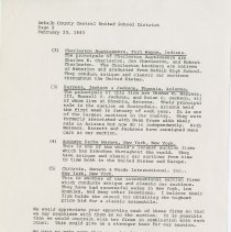 Letter to DeKalb County Central School District from Auburn-Cord-Duesenberg