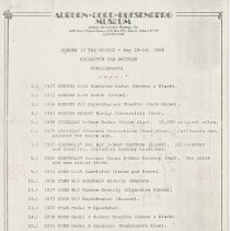 Auburn in the Spring Consignments, 1984