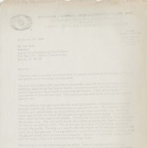 Letter to Dan Reed from Ken Merusi being a follow up from their past conversation. September 24, 1996
