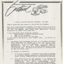 Fax to Jay and Marilyn Engler from Dan Reed about the upcoming newsletter. 