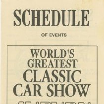 Schedule of Events for Auburn 1992