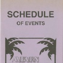 Schedule of Events for Auburn '93