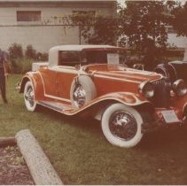 Cord L-29 cabriolet, formerly owned by Frank Lloyd Wright, at Eckhart Park, Auburn, Indiana