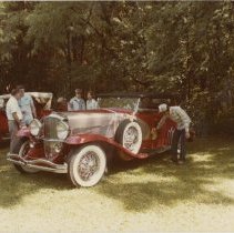 Duesenberg Model J phaeton by LaGrande at Eckhart Park, Auburn, Indiana