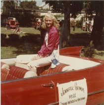 Jennifer Grimm in 1959 Cadillac