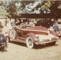 1931 - 1933 Auburn speedster at Eckhart Park, Auburn, Indiana