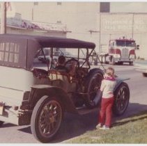 Kids playing in Buick Touring