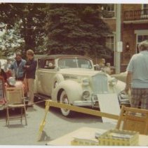 1930s Packard convertible at Car show