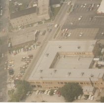 Aerial shot of museum