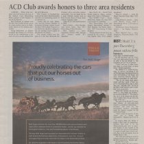 "Auburn-Cord-Duesenberg Festival Souvenir Edition" The Evening Star, Sectio