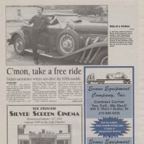 "Auburn-Cord-Duesenberg Festival Souvenir Edition" The Evening Star, Sectio
