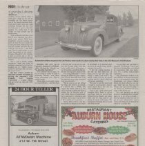 "Auburn-Cord-Duesenberg Festival Souvenir Edition" The Evening Star, Sectio