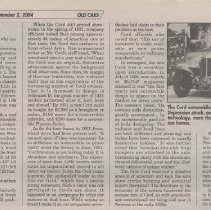 Old Cars, September 2, 2004