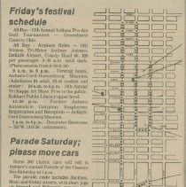 "Handicapped child to lead the parade" by Wayne Steffen, the Evening Star, September 1, 1983