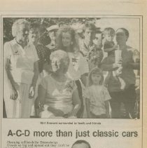 "Auburn remembers Gordon Buehrig today" by Lee Sauer, the Evening Star, Sep