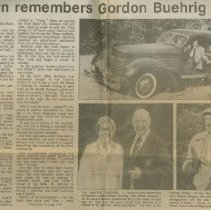 "Auburn remembers Gordon Buehrig today" by Lee Sauer, the Evening Star, Sep