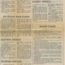 "Duesey brings auction's top sale price" by Jim Billings, the Evening Star,