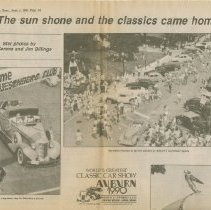 "Duesey brings auction's top sale price" by Jim Billings, the Evening Star,