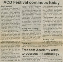 "Cord driver repeats historic ride" by David N. Benson, the Evening Star, September 2, 1995