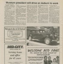 Box 8 - 2873, "acd Festival ’97 Roars To Life" The Evening Star, August 28,