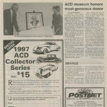 Box 8 - 2873, "acd Festival ’97 Roars To Life" The Evening Star, August 28,