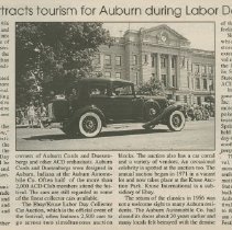 "Auburn: a great place to call home" the Evening Star, July 31, 2001