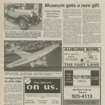 "Auburn-Cord-Duesenberg Festival Souvenir Guide" The Evening Star, Section 