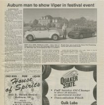 "Auburn-Cord-Duesenberg Festival Souvenir Guide" The Evening Star, Section 