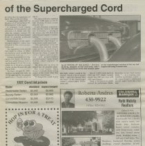 "Auburn-Cord-Duesenberg Festival Souvenir Guide" The Evening Star, Section 