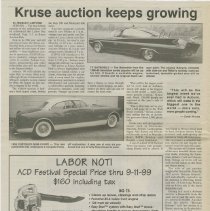 "Auburn-Cord-Duesenberg Festival Souvenir Guide" The Evening Star, Section 
