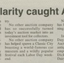 "Auburn-Cord-Duesenberg Festival Souvenir Guide" The Evening Star, Section 