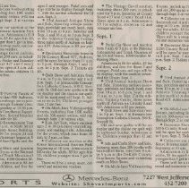 "Car crazy" by Ryan Werbeck, the Journal Gazette, August 25, 2002