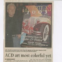 "ACD art most colorful yet" by Kathryn Bassett, 2003