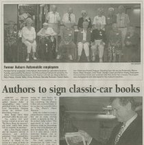 "Classic - car tour starts at Guardian" by Bill Gisel, the Evening Star, September 1, 2004