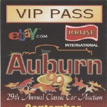 Auburn '99 VIP Pass
