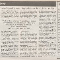 Box 7 - 2291, "auburn A Great Place To Call ‘home’" The Evening Star, July