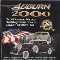 Auburn 2000 Kruse International booklet