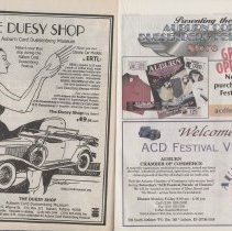 Box 7 - 2302, Auburn 2000 Souvenir Guide, Auburn-cord-duesenberg Festival B