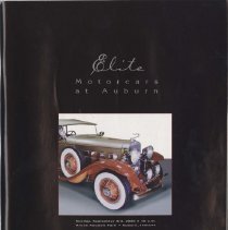 Box 7 - 2305, "elite Motorcars At Auburn" Kruse International Book, Septemb
