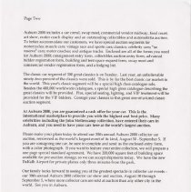 Letter to Jack from Dean Kruse about the new international collectors and t