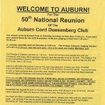 Welcome to the 50th National Reunion
