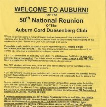 Welcome to the 50th National Reunion